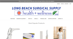 Desktop Screenshot of longbeachsurgical.com